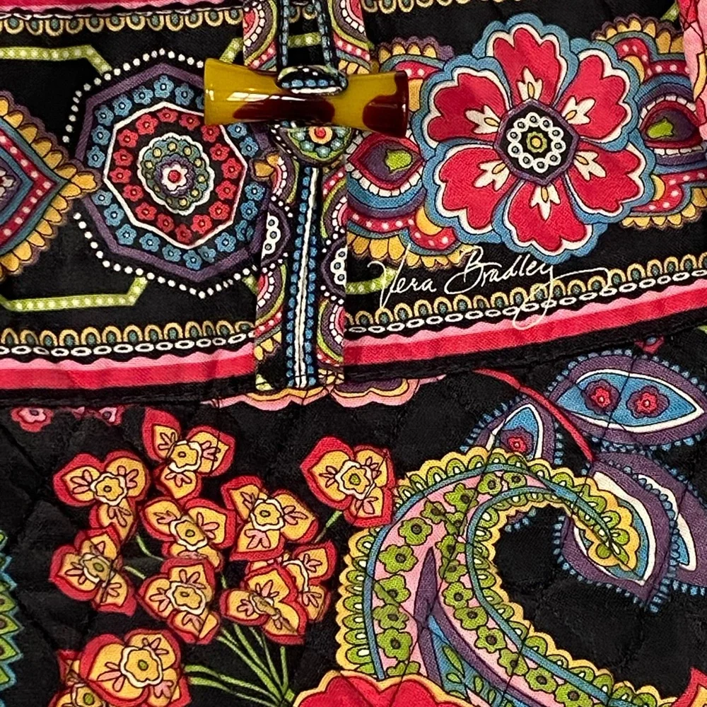 Vera Bradley RETIRED Persian Paisley Tote - Picture 3 of 10